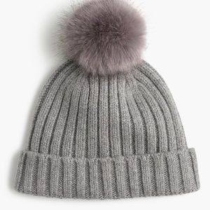 Gray J. crew Beanie WITH TAGS!